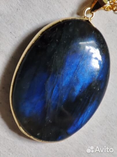 Лабрадорит кулон 14г овальный