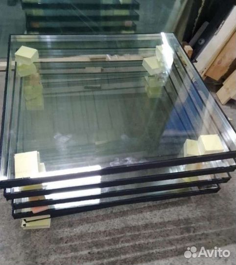 Стеклопакет двухкамерный