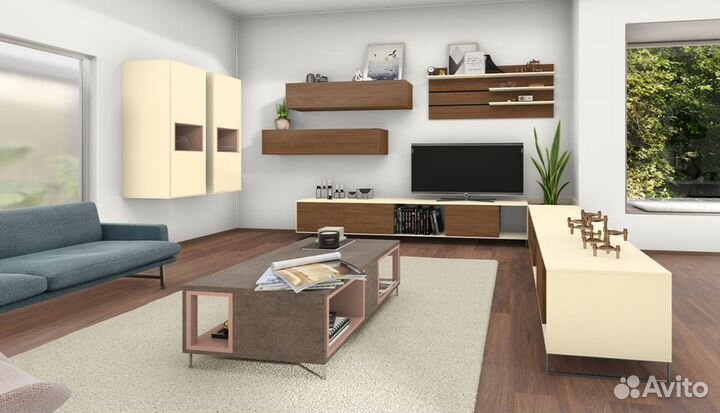 Лдсп Орех Линкольн H1714 ST19 2800*2070*16 (Эг)