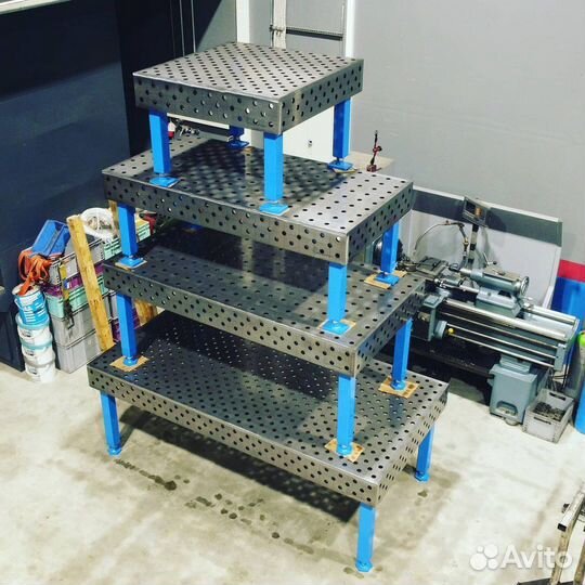 Сварочный 3D стол 1000х800х100 толщиной 8 мм