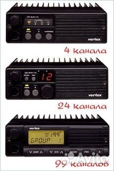 Мобильные рации Vertex FTL-2011 40Ватт VHF 8шт
