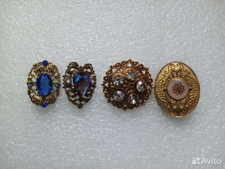 Броши винтаж 19 шт