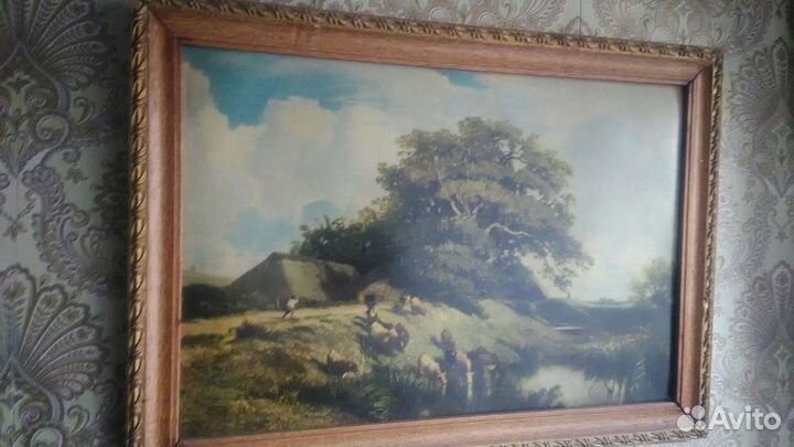 Картина репродукция времен СССР