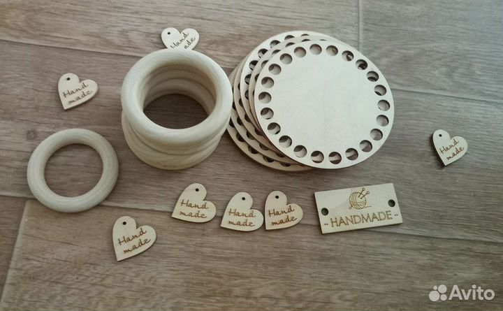 Деревянный донышки кольца