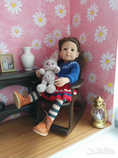 Кукла Gotz 36 см(Ella Rabbit) +фирменные кроссовки
