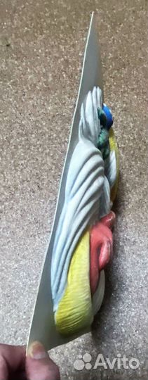 Новогодний настенный плакат-картина Дед Мороз СССР