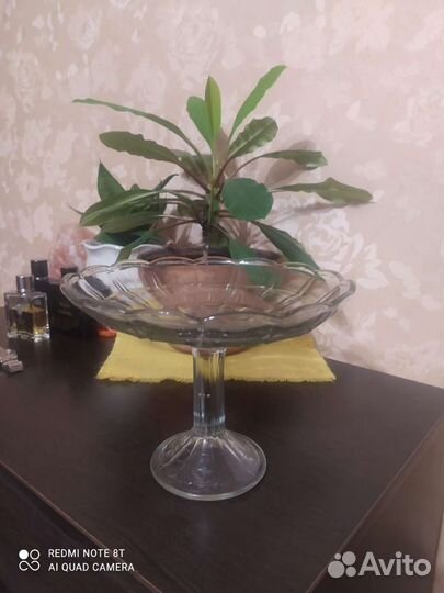 Ваза стеклянная СССР