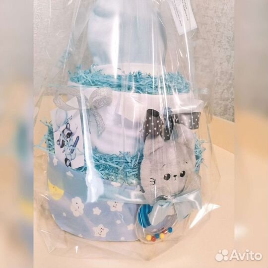 Торт из подгузников на выписку