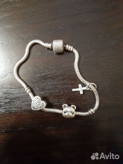 Серебряный браслет пандора