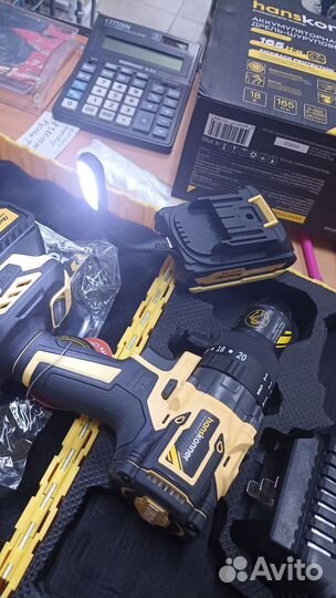 Аккумуляторный шуруповерт Hanskonner HCD18165BLI