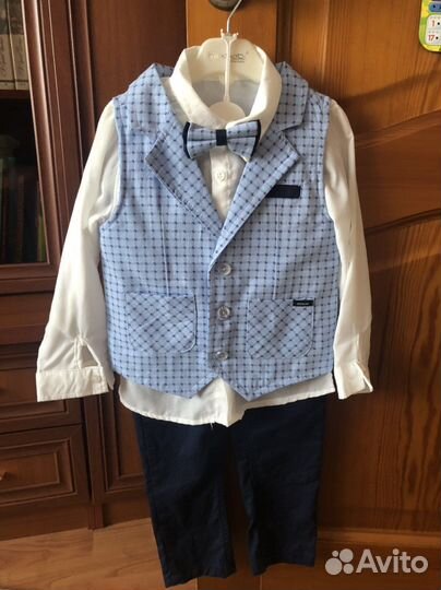 Костюм тройка для мальчика 110 см
