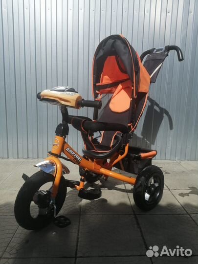 Детский велосипед с родительской ручкой