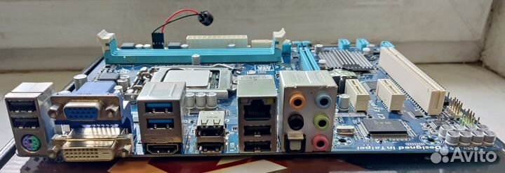 Материнская плата 1155 с процессором Pentium G620