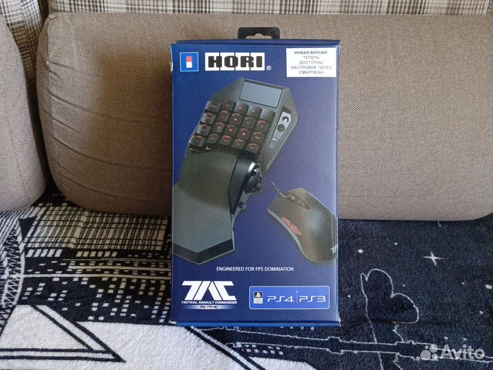 Игровая мышь И кейпад hori T.A.C protype M2