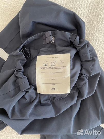 Брюки непромокаемые детские H&M, размер 116