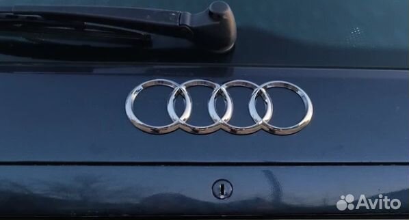Эмблема значок audi 180х58мм хром