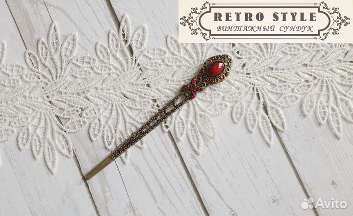 Заколки для волос из металла