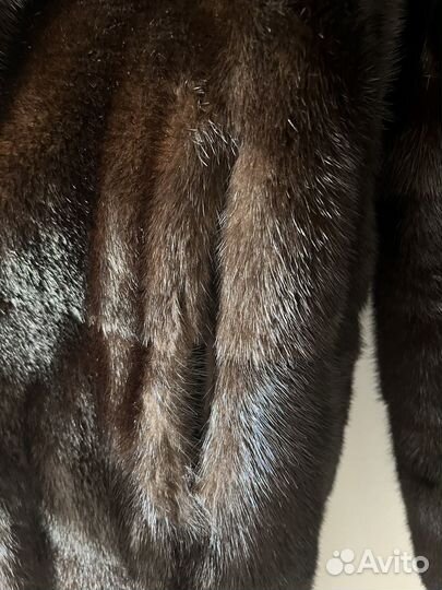 Шуба норковая 42 44 поперечка