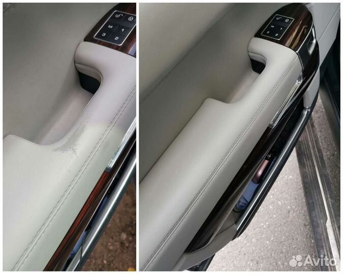 Реставрация кожи в автомобиле