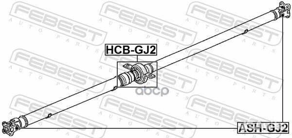 Крестовина карданного вала 20X52 ASH-GJ2 Febest