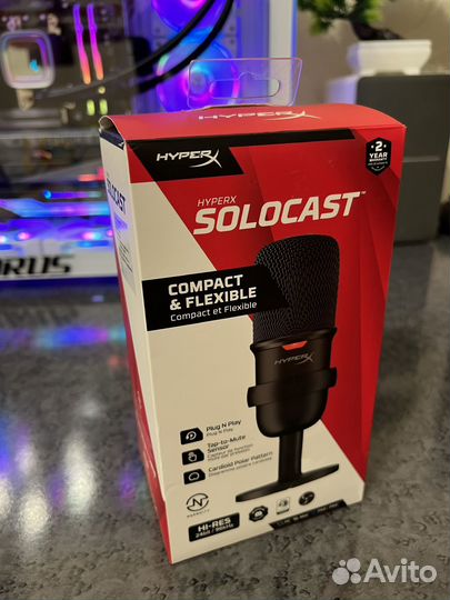 Микрофон для пк HyperX Solocast