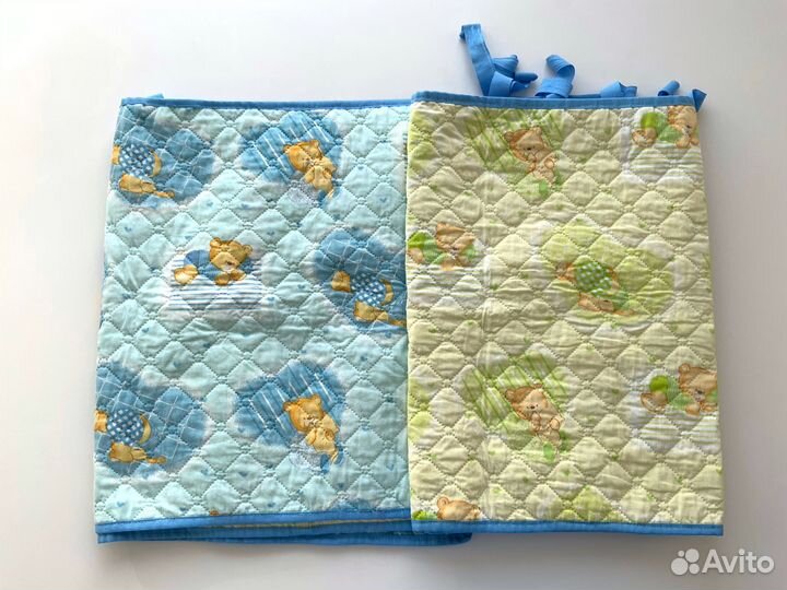 Бортик в детскую кроватку двусторонний