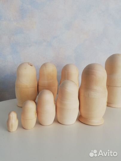 Матрёшки под раскраску