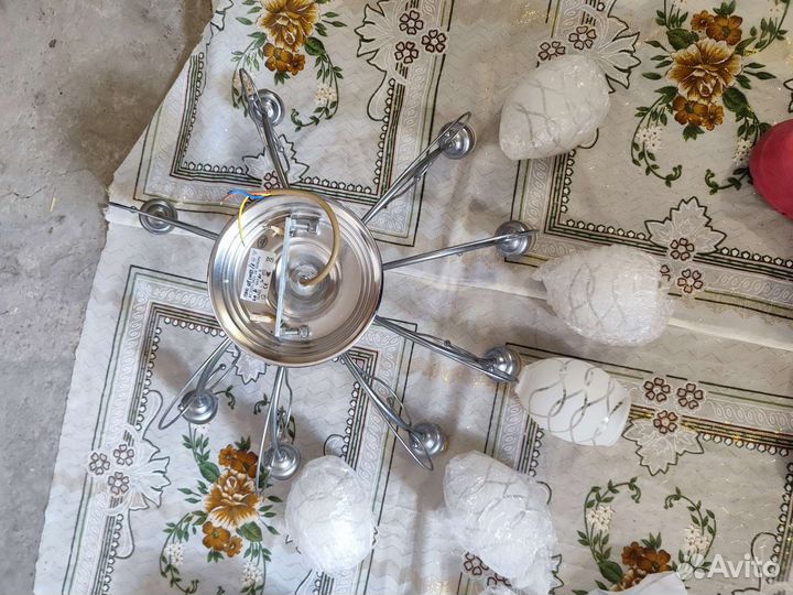 Люстра потолочная бу