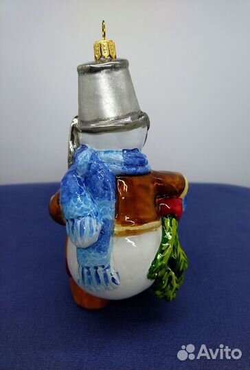 Елочная игрушка Komozja, Снеговик с морковкой