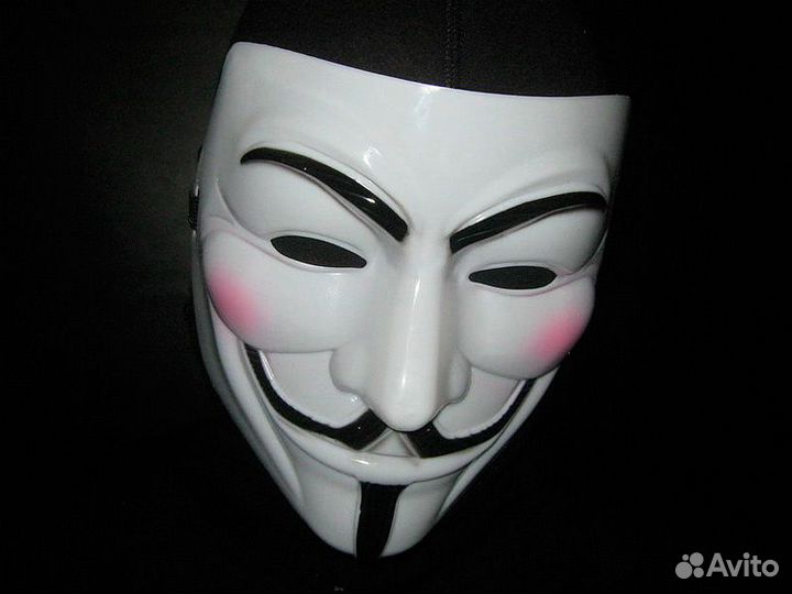 Маска Гай Фокс Анонимус