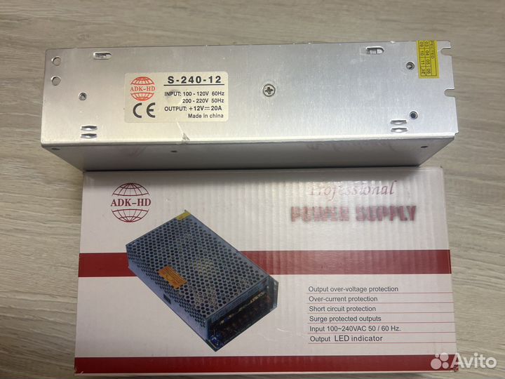 Блок питания 12v 20ампер