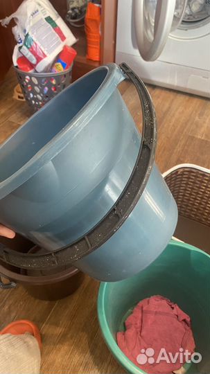 Бу ведра пластиковые