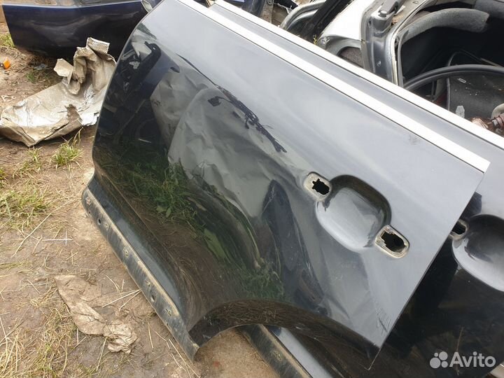 Дверь задняя левая vw touareg cayenne 955 957 черн