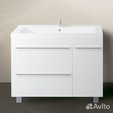 Тумба с раковиной 1MarKa Соната 90Н с 1 дверкой и