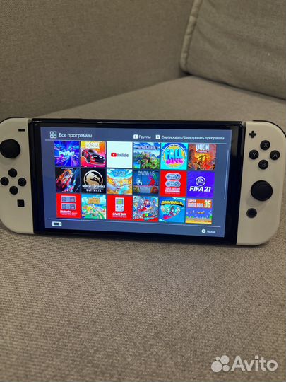 Nintendo switch oled с играми