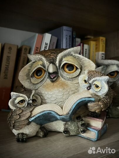 Статуэтка сова копилка из полистоуна
