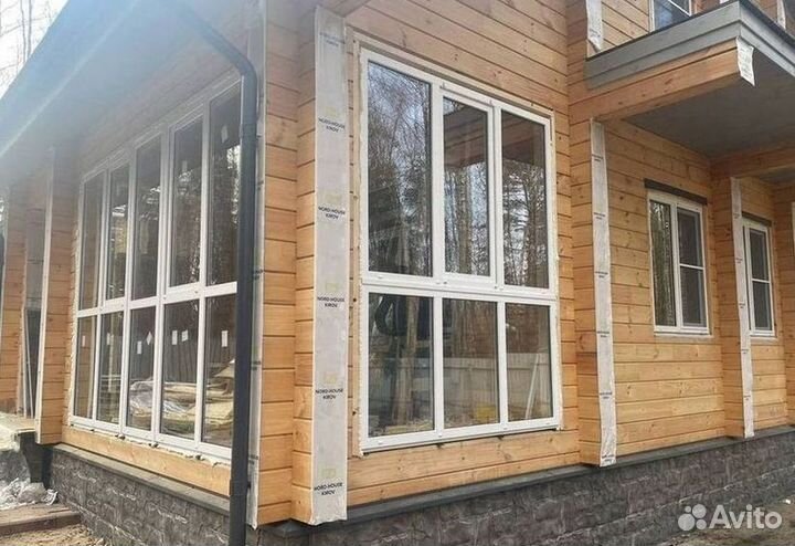 Остекление окон и балконов пвх