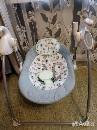 Детские электронные качели для новорожденных