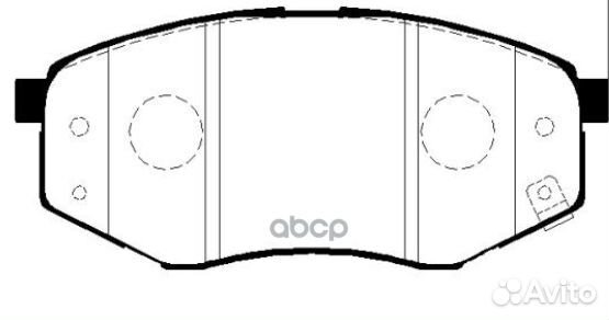 Колодки передние KIA i45/ix20/ix35/SonataVI/Tuc