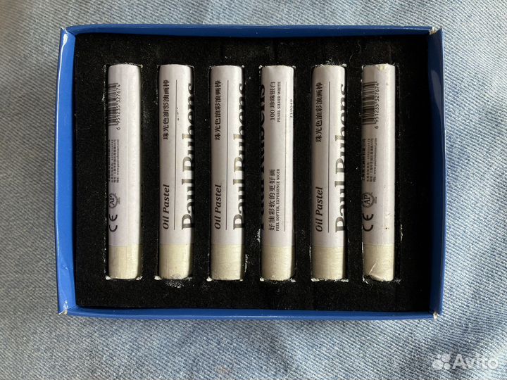 Перламутровая белая масляная пастель Paul Rubens