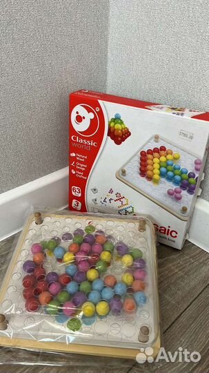 Мозаика развивающая деревянная