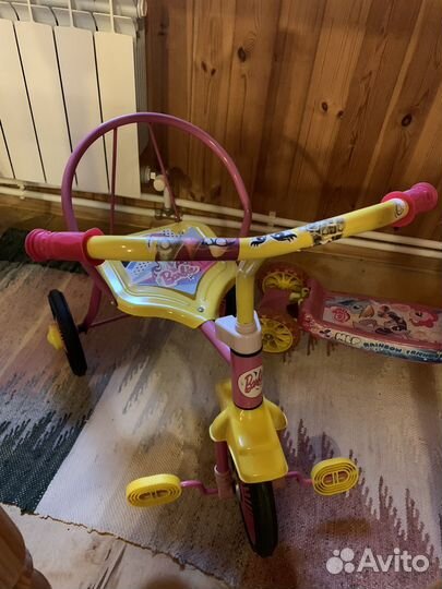 Самокат и велосипед детские