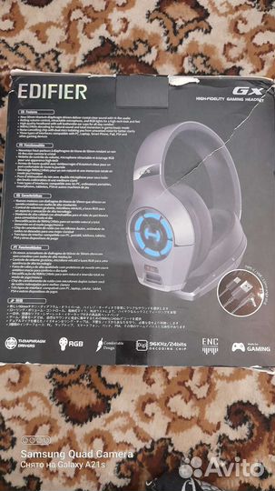 Наушники игровые с микрофоном Edifier GX