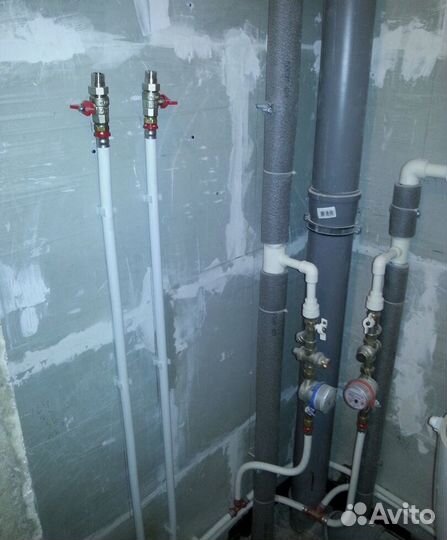 Монтаж отопления водопровода канализации