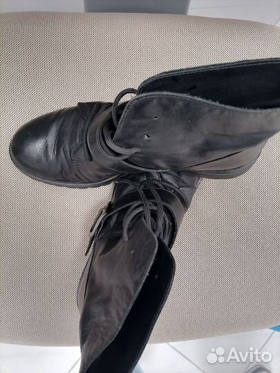 Ботинки женские кожа