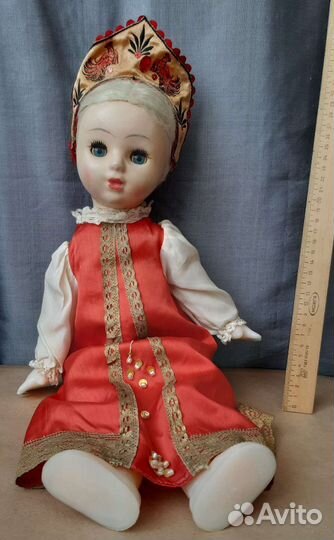 Кукла СССР паричковая Ивановская Алёнушка