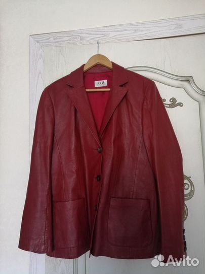 Куртка пиджак женская 50-52 натуральная кожа