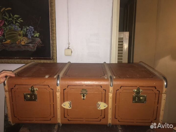 Чемодан каретный раритет
