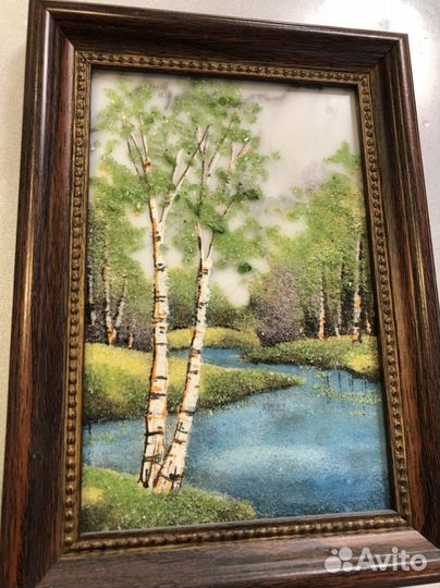 Картина на камне