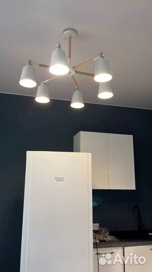 Новая Скандинавская потолочная люстра белая лофт